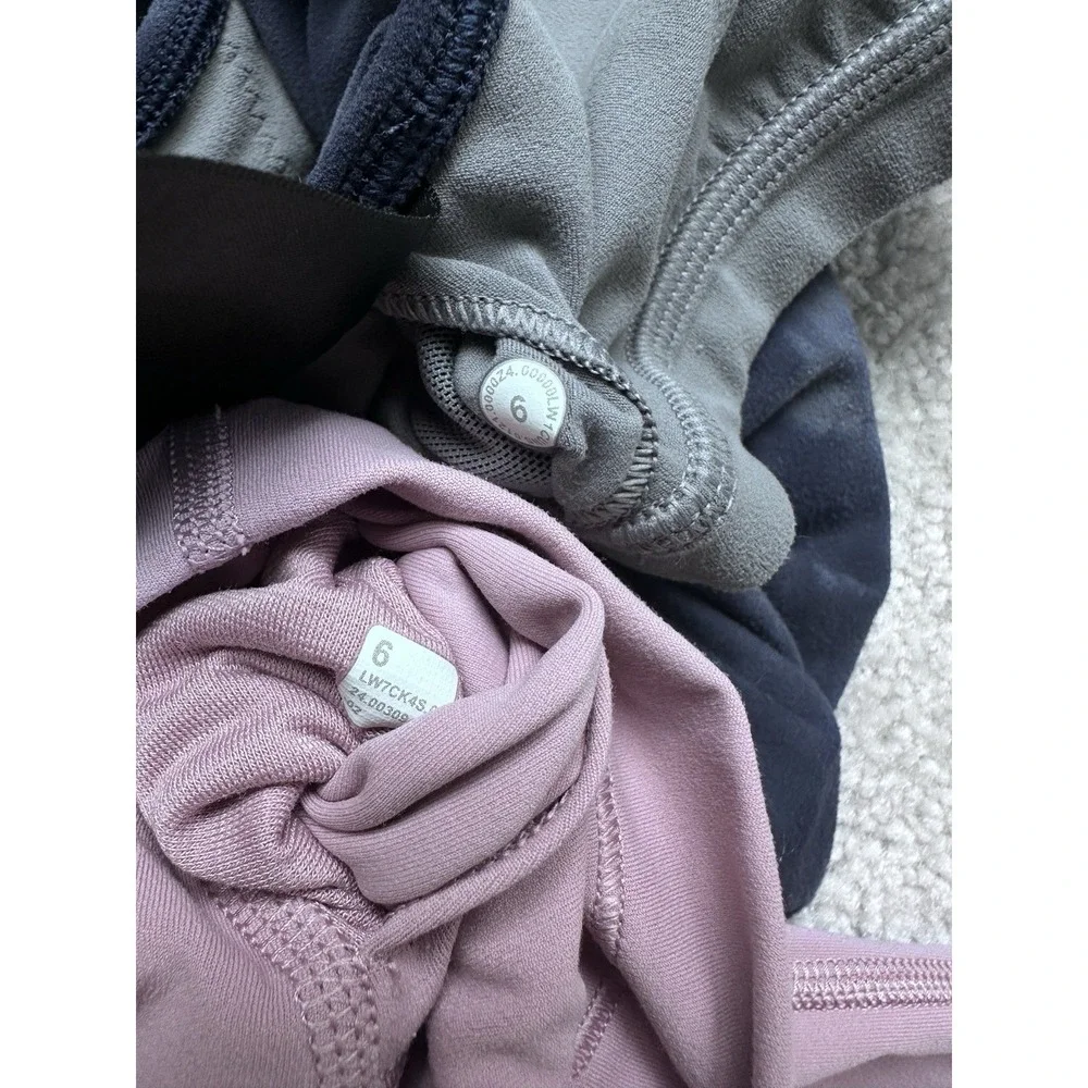 2PC- Lululemon Bundle Size 6 Align Tank *Diamond Dye Asphalt Grey & Align Short